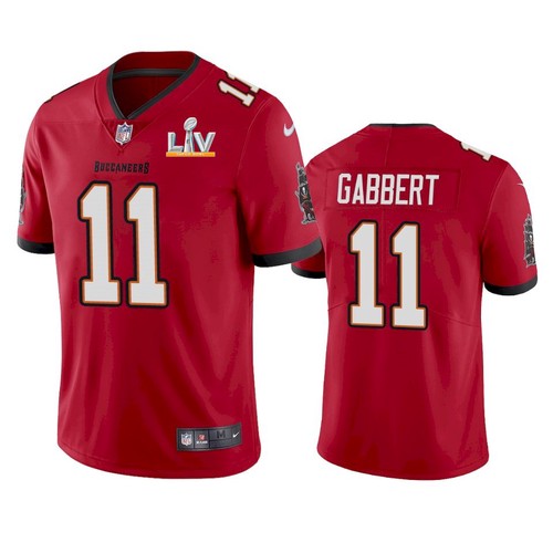 Men's Tampa Bay Buccaneers #11 Blaine Gabbert Red NFL 2021 Super Bowl LV Limited Stitched Jersey